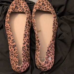 Time True Animal Print Flats